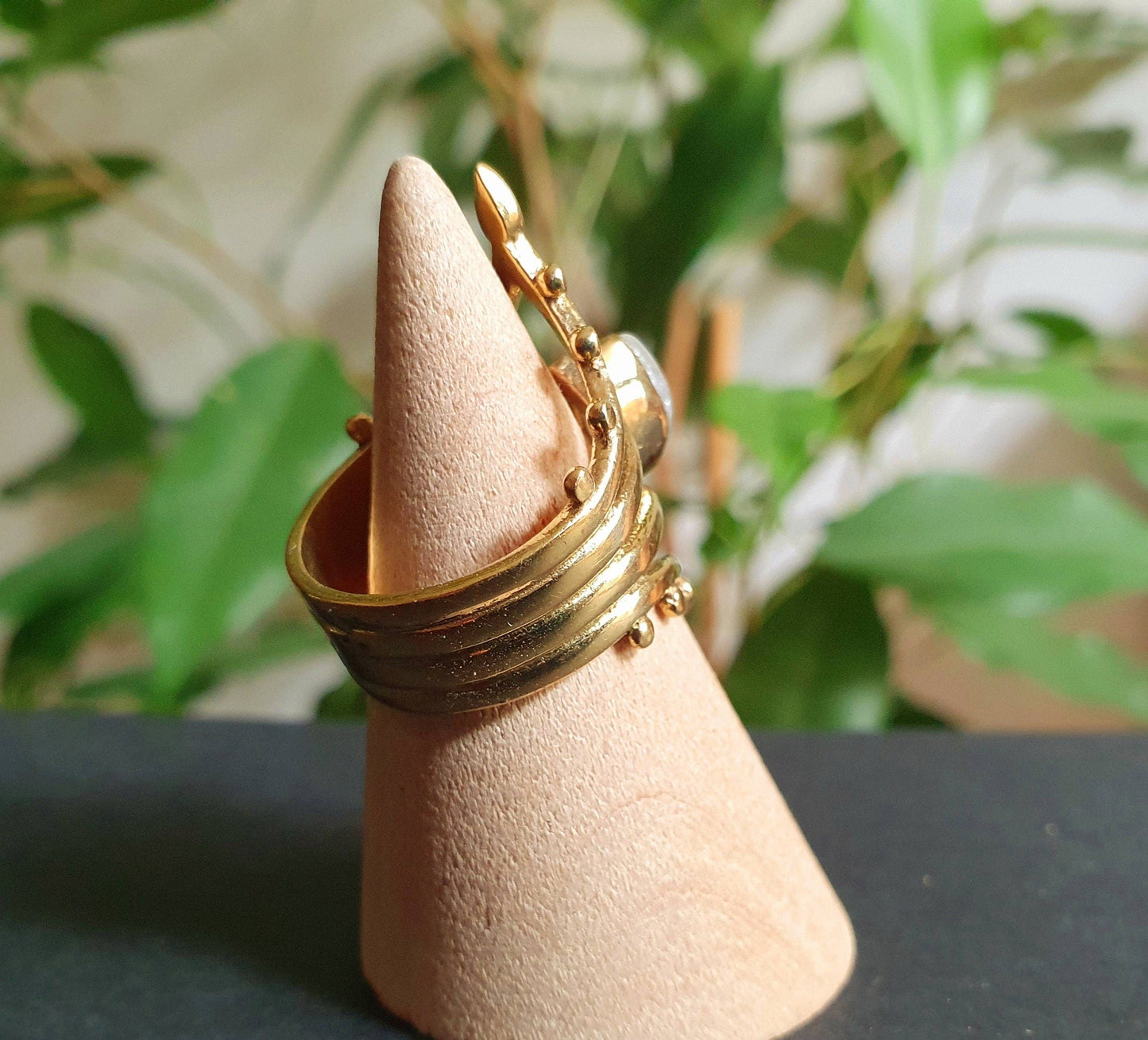 Ethnic Moonstone Ring