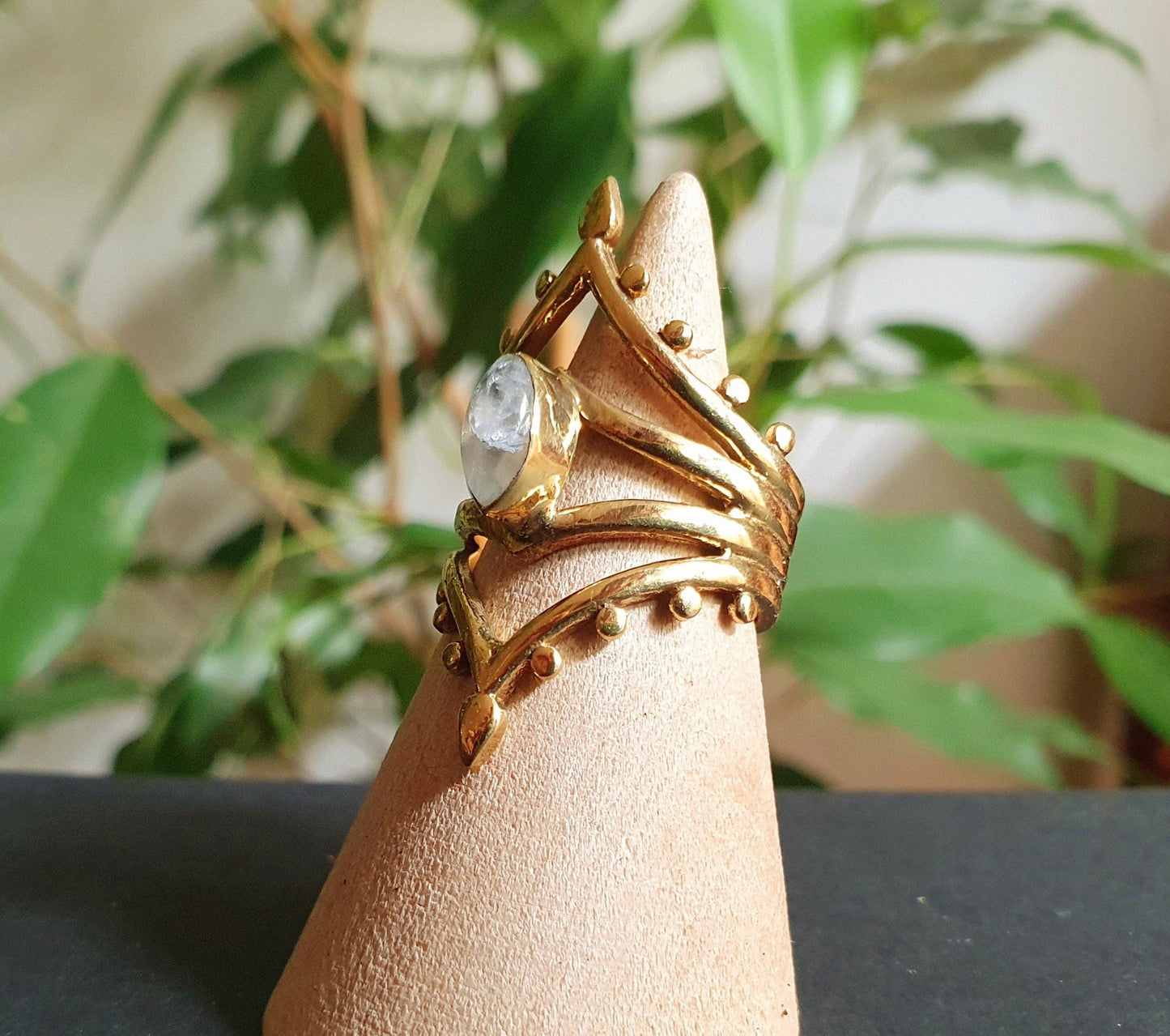Ethnic Moonstone Ring