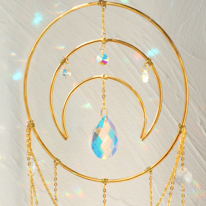 Teardrop Rainbow Reflection Suncatcher