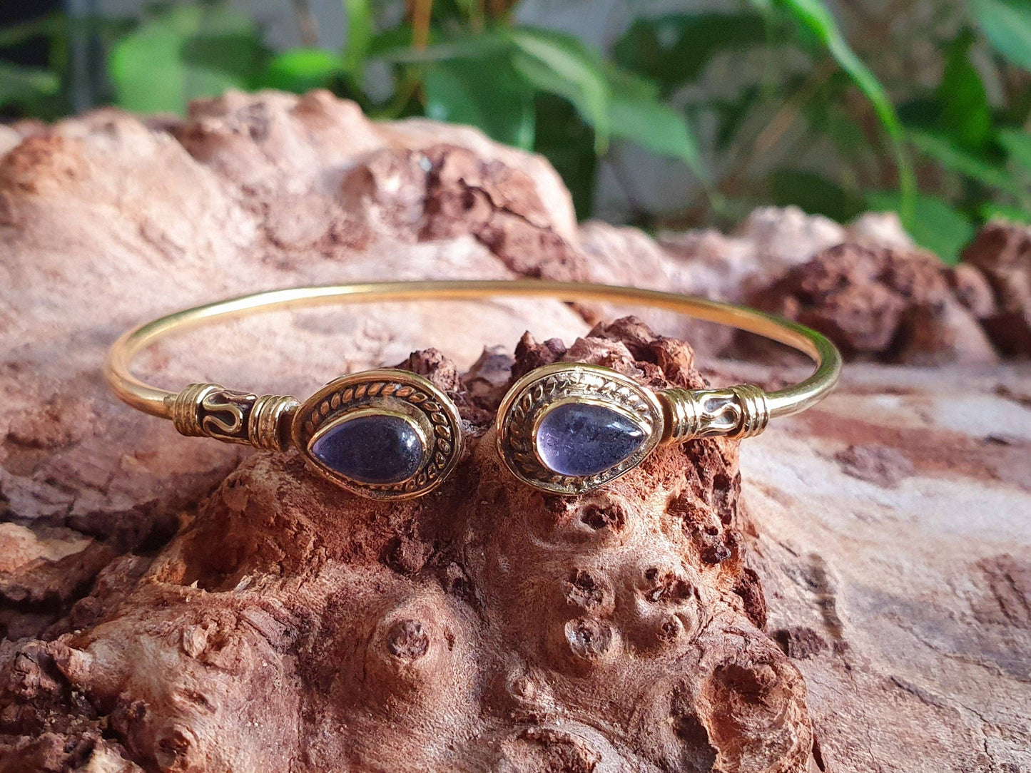 Amethyst / Bali Bracelet