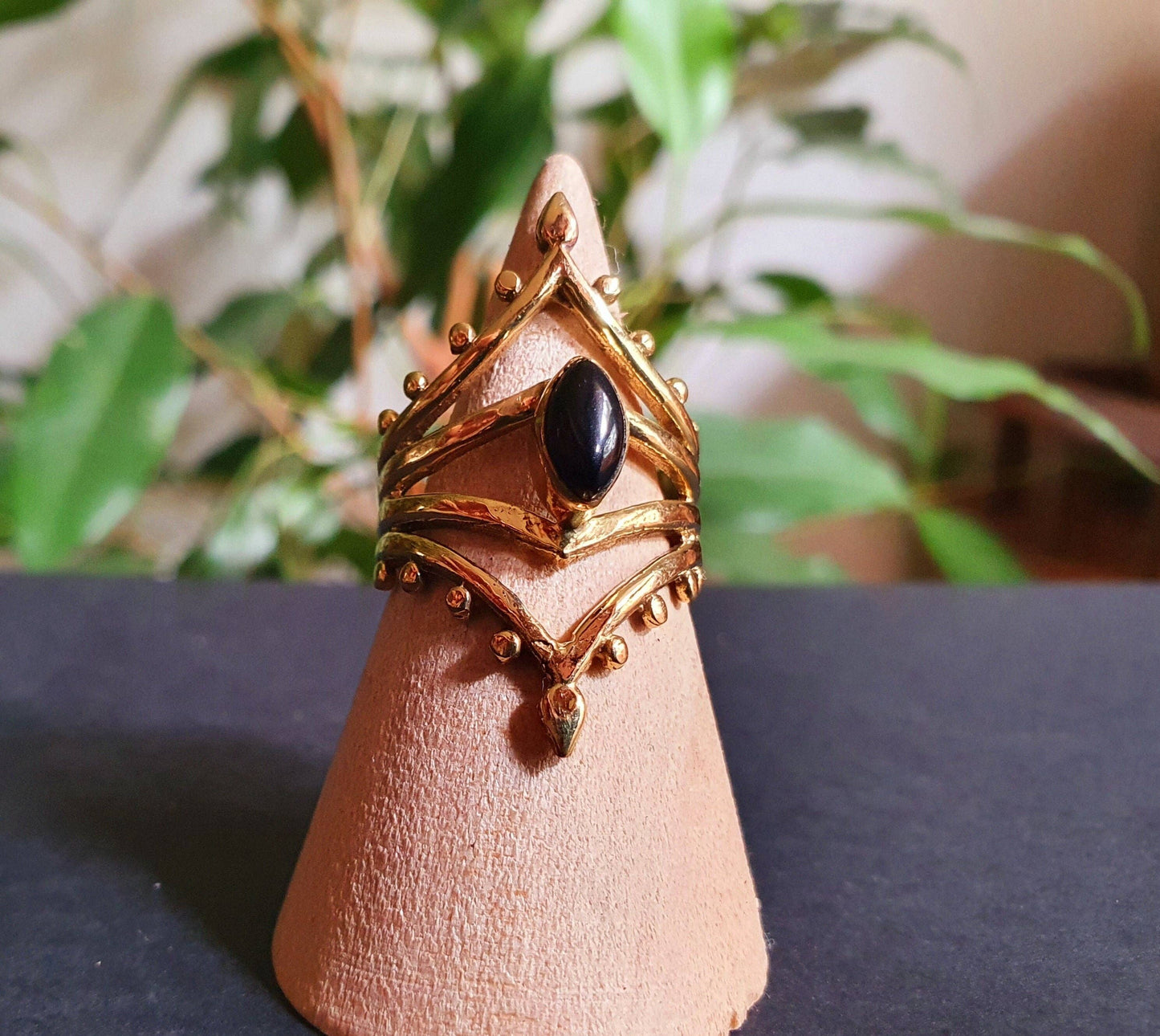 Ethnic Onyx Ring