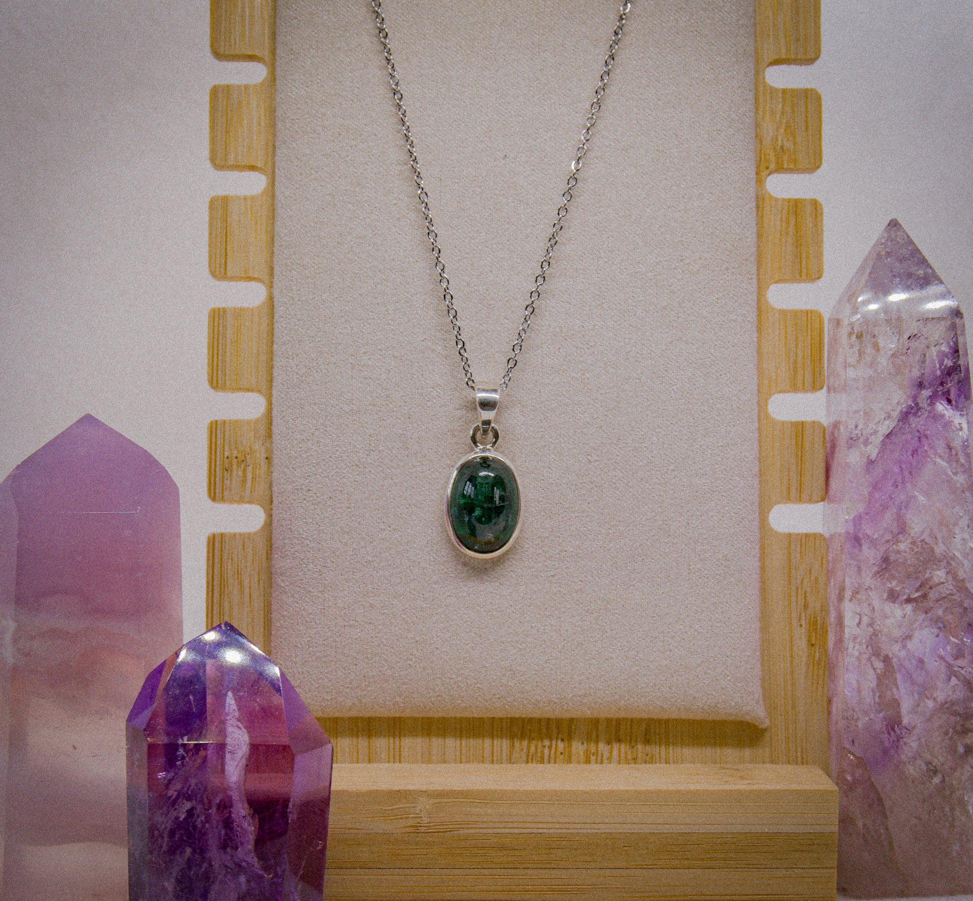 Premium Quality Green Tourmaline Pendant | Stone & Spirit