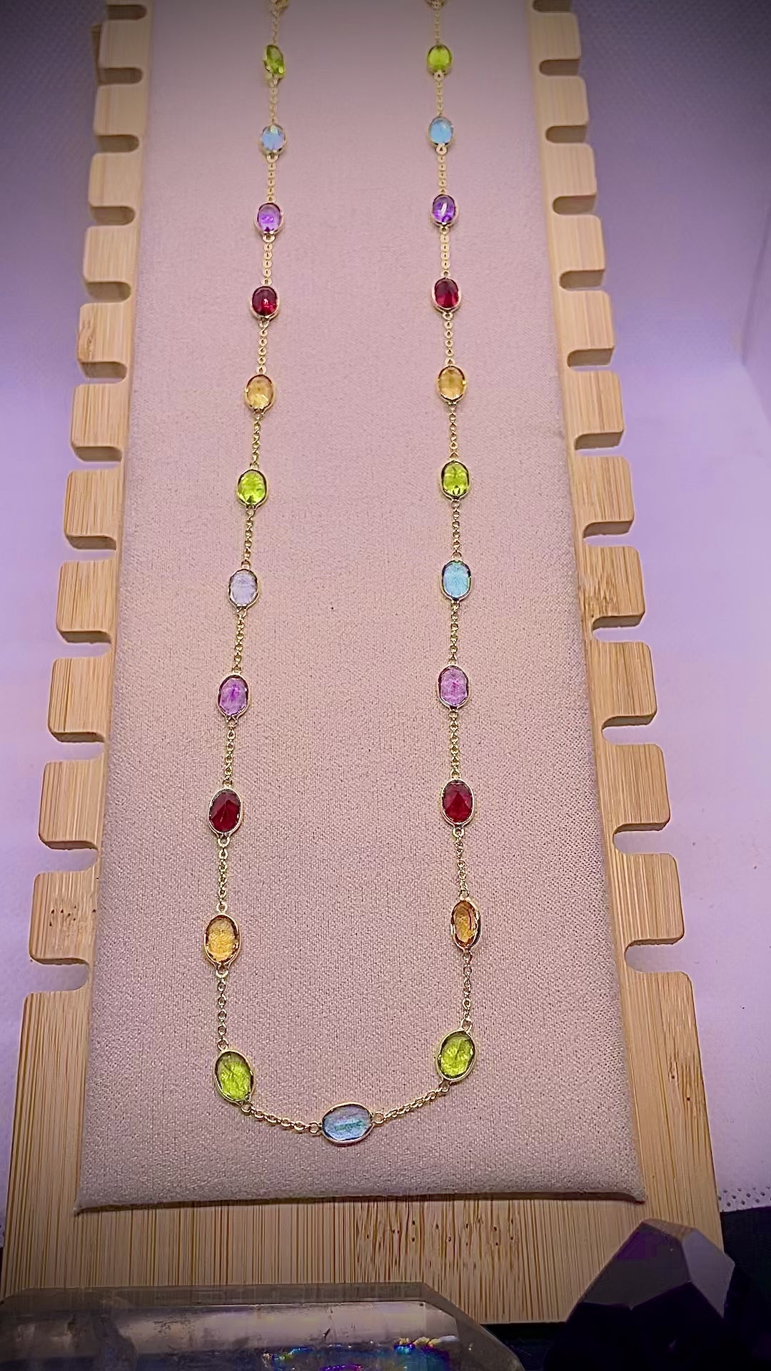 Stunning 18ct Gold Mix Gem Necklace | Stone & Spirit